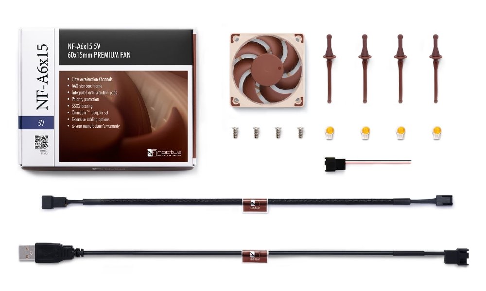 Noctua ventilátor NF-A6x15 5V