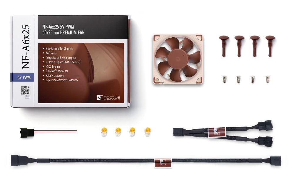 Noctua ventilátor NF-A6x25 5V PWM