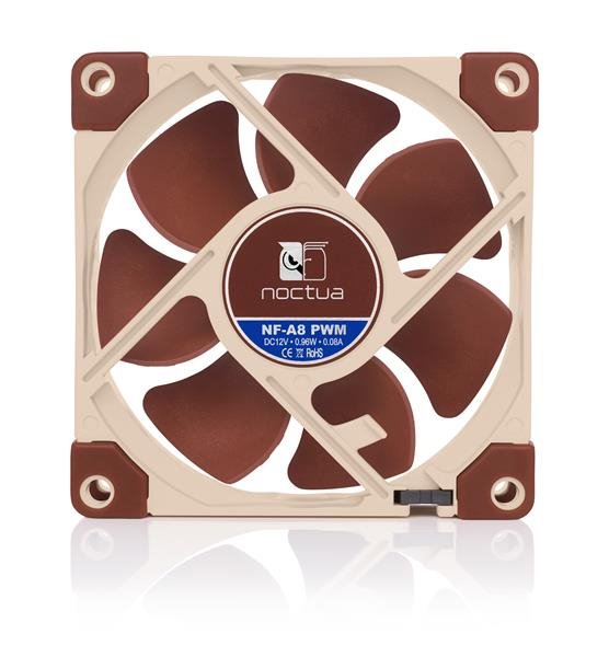 Noctua ventilátor NF-A8 PWM, 4-pin, 2200 RPM, 17.7dB, 12V - 80mm