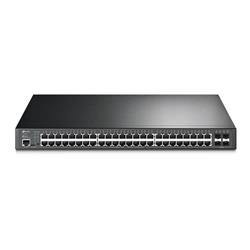 Omada 52-Port Gigabit L2+ Managed Switch with 48-Port PoE+ PORT: 48× Gigabit PoE+ Ports, 4× Gigabit SFP Slots, RJ45/Mic