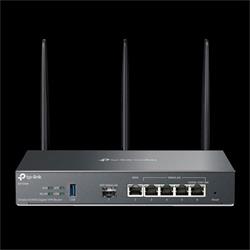 Omada AX3000 Wi-Fi 6 Gigabit VPN Router PORT: 1× Gigabit SFP WAN/LAN Port, 1× Gigabit RJ45 WAN Port, 4× Gigabit WAN/LAN