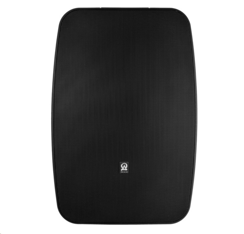 ORIGIN - 8" woofer / 1" ALU tweeter / reproduktor pro venkovní povrchovou montáž / BLACK (2-pac)