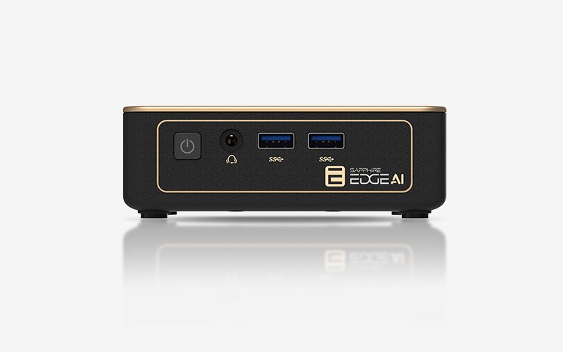 PC SAPPHIRE EDGE AI 370 /Ryzen AI 9HX 370/2x DDR5 SO-DIMM/2x M.2/1x 2.5Gb LAN/WF6E/BT