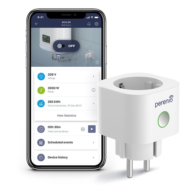 Perenio Power Link - chytrá zásuvka řízená přes WiFi a mobilní aplikaci