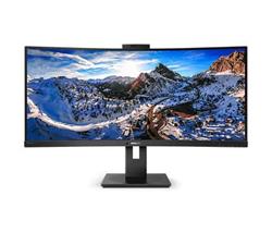 PHILIPS 346P1CRH 34" VA LED 3440x1440 80 000 000:1 4ms 500cd HDMI DP USB-C dock CAM repro černý
