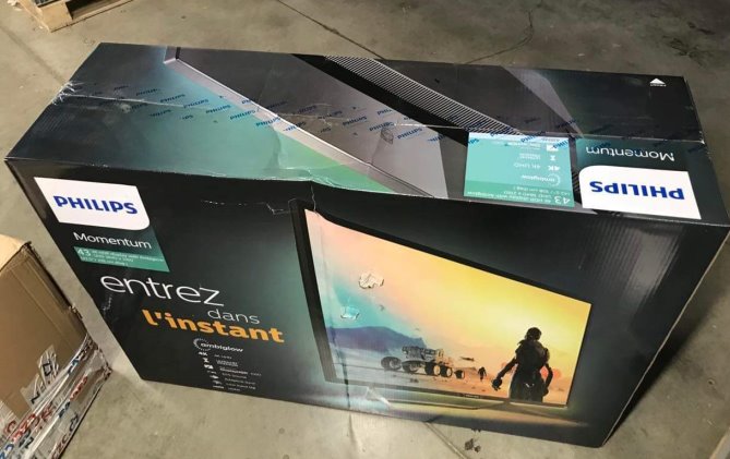 PHILIPS 436M6VBPAB/00 43" MVA LED 3840x2160 50 000 000:1 4ms 720cd 2xHDMI DP HDMI USB-C repro