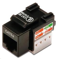 Premium DIGITUS Keystone jack RJ45 Cat5E, UTP - nestíněný, černý