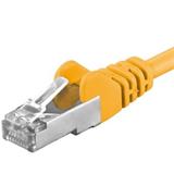 PremiumCord Patch kabel Cat6a S-FTP, AWG 26/7, délka 5m, žlutá