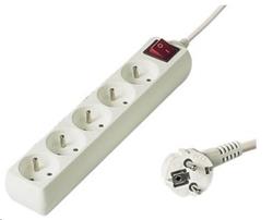 PremiumCord Prodlužovací prívod 230V 7m 5z.+vypínac