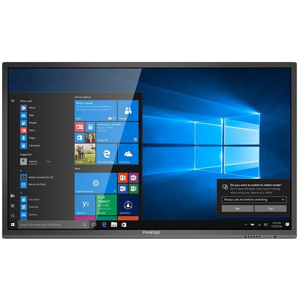 Prestigio MultiBoard 65", UHD 3840x2160/ 20point M