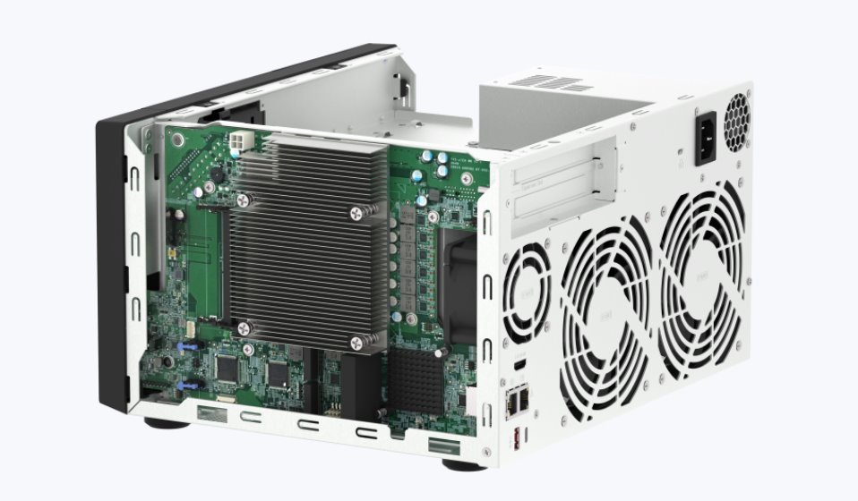 QNAP 8-bay TVS-h874-i5-32G (Core i5 4,4GHz, 32GB DDR4, 8x 3,5", 2x M.2 PCIe Gen4, 2x 2,5GbE)