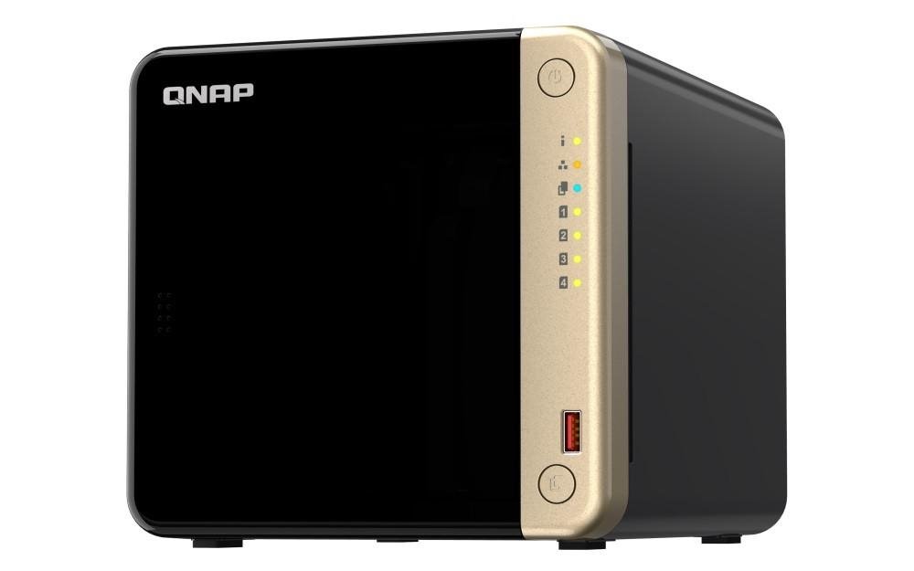 QNAP NAS desktop TS-464-8G (2,9GHz / 4GB RAM / 4x 3.5" SATA / 1xHDMI 2.0 / 2xPCIe / 2x2,5GbE / 2xUSB 2.0 / 2xUSB 3.2)