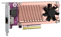 QNAP QM2-2P10G1TB - Řadič: Marvell AQC113C Konektor: 2 x M.2 2280 PCIe (Gen3 x4) NVMe SSD slots