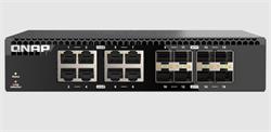 QNAP řízený switch QSW-M3212R-8S4T (4x 10GbE porty + 8x 10G SFP+ porty, poloviční šířka)