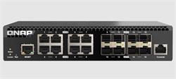 QNAP řízený switch QSW-M3216R-8S8T (8x 10GbE porty + 8x 10G SFP+ porty, poloviční šířka)