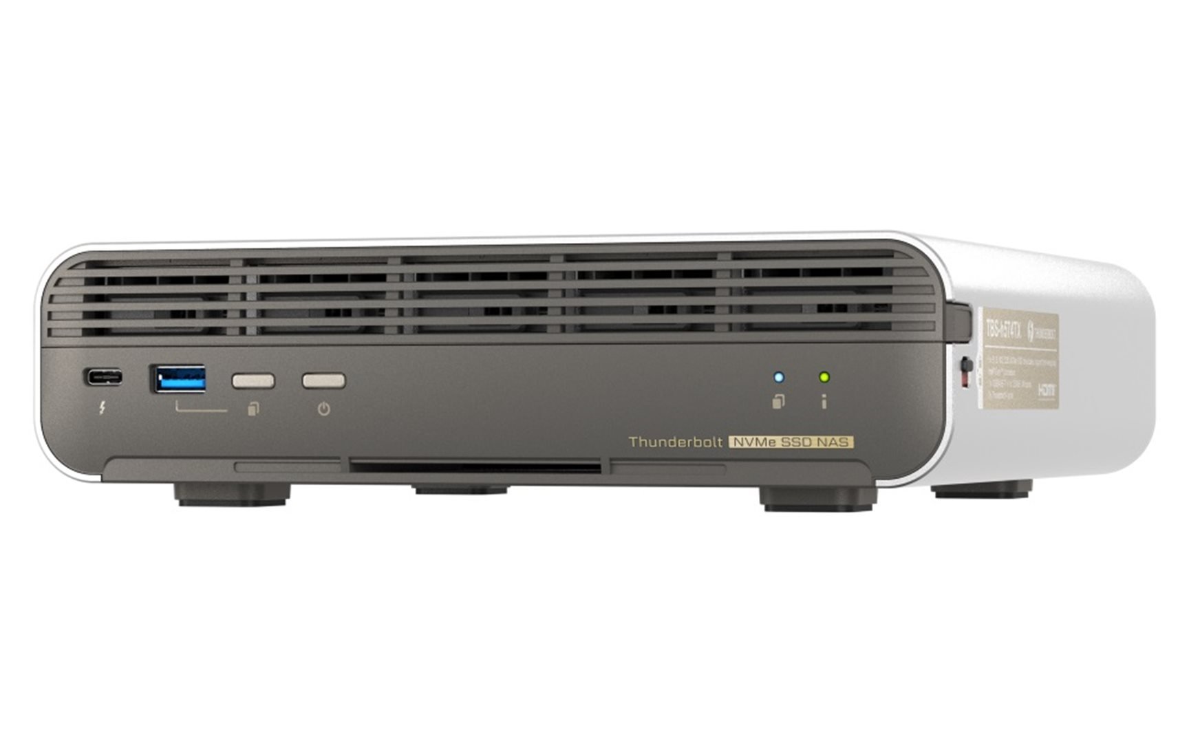 QNAP TBS-h574TX-i5-16G (12core, 16GB RAM, 5x E1.S/M.2 slot, 1x 2,5GbE, 1x 10GbE, 2x Thunderbolt 4)