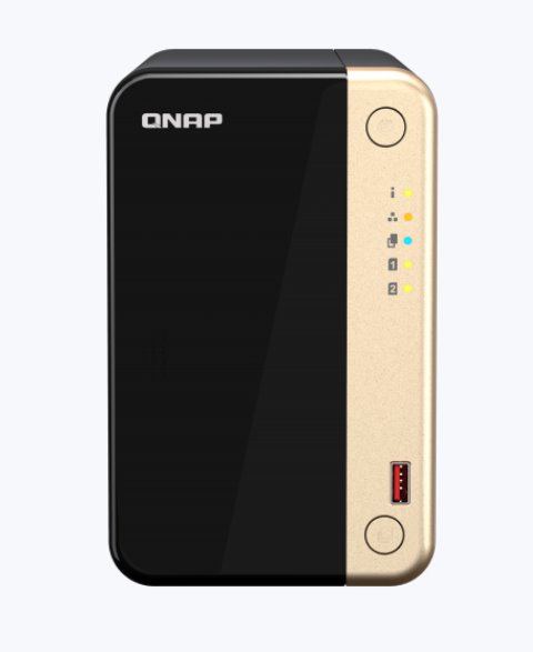 QNAP TS-264-8G (4core 2,9GHz, 8GB RAM, 2x SATA, 2x M.2 NVMe, 1x PCIe, 2x 2,5GbE, 1x HDMI 4K, 4x USB)