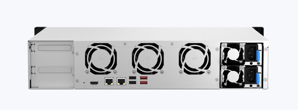 QNAP TS-864eU-RP-8G (4core 2,9GHz, 8GB RAM, 8xSATA, 2x2,5GbE, 1xPCIe, 1xHDMI, 2xzdroj, malá hloubka)