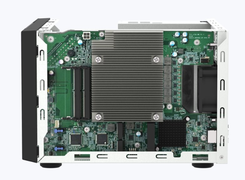 QNAP TVS-h874-i7-32G (12core (i7), ZFS, 32GB RAM, 8x SATA, 2x M.2 NVMe, 2x PCIe, 2x 2,5GbE, HDMI 4K)