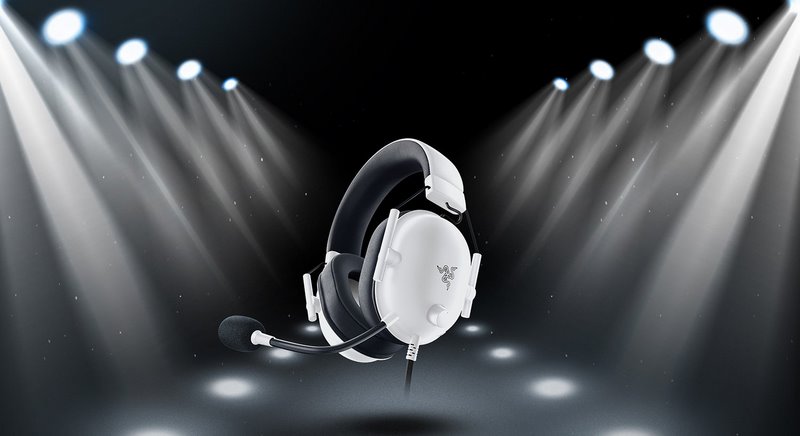 RAZER herní headset Blackshark V2 X - White, 3.5 jack