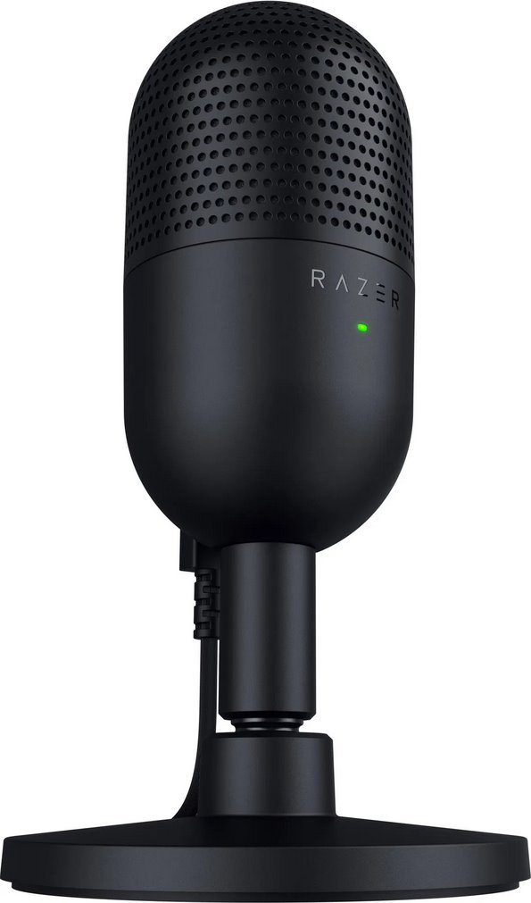 RAZER herní mikrofón Seiren V3 Mini - Black, Ultra-compact Streaming microphone