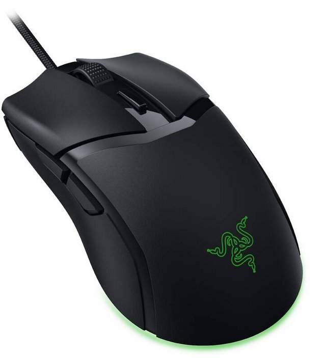 RAZER herní myš drátová Cobra, Optical Mouse Switches Gen-3, 90 million Clicks, 58g Lightweight Design,