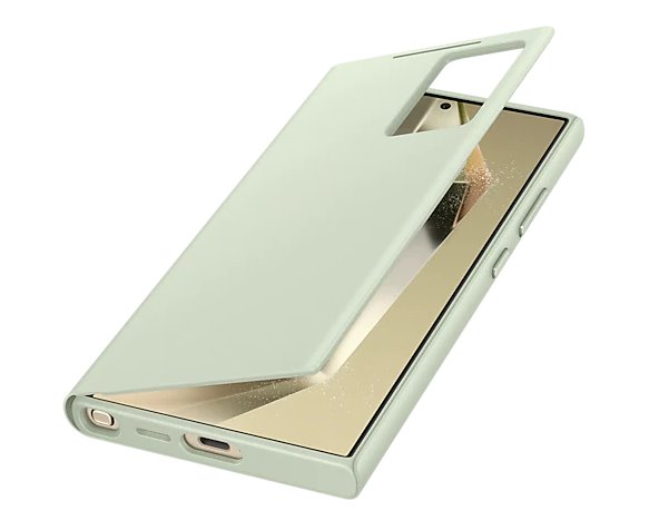 Samsung Flipové pouzdro SMART VIEW pro S24 ULTRA, světle zelené