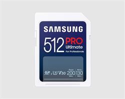 Samsung paměťová karta 512GB PRO ULTIMATE SDXC CL10 U3 V30 (č/z: až 200/130MB/s)