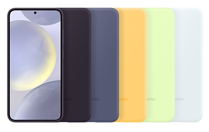 Samsung Silikonový zadní kryt S24+, tmavě fialový