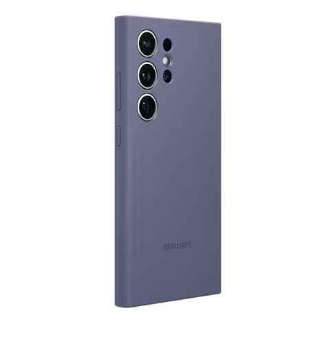 Samsung Silikonový zadní kryt S24 ULTRA, fialový