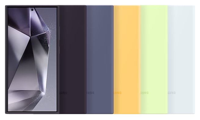 Samsung Silikonový zadní kryt S24 ULTRA, tmavě fialový