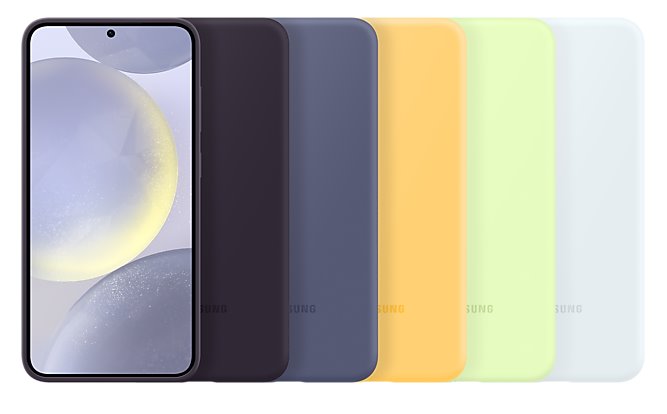 Samsung Silikonový zadní kryt S24+, žlutý