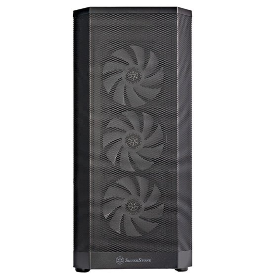 SilverStone FARA 514X, Midi-Tower skříň, 4x RGB větráky v balení, podpora 2x 360mm radiátoru, černý