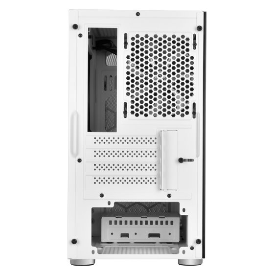 SilverStone FARA H1MW-G, Micro-ATX skříň, Honeycomb vzor, tvrzené sklo, bílá