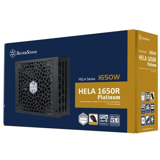 SilverStone HELA 1650R SST-HA1650R-PM, ATX 3.1, modulární, 1650W Cybenetics Platinum