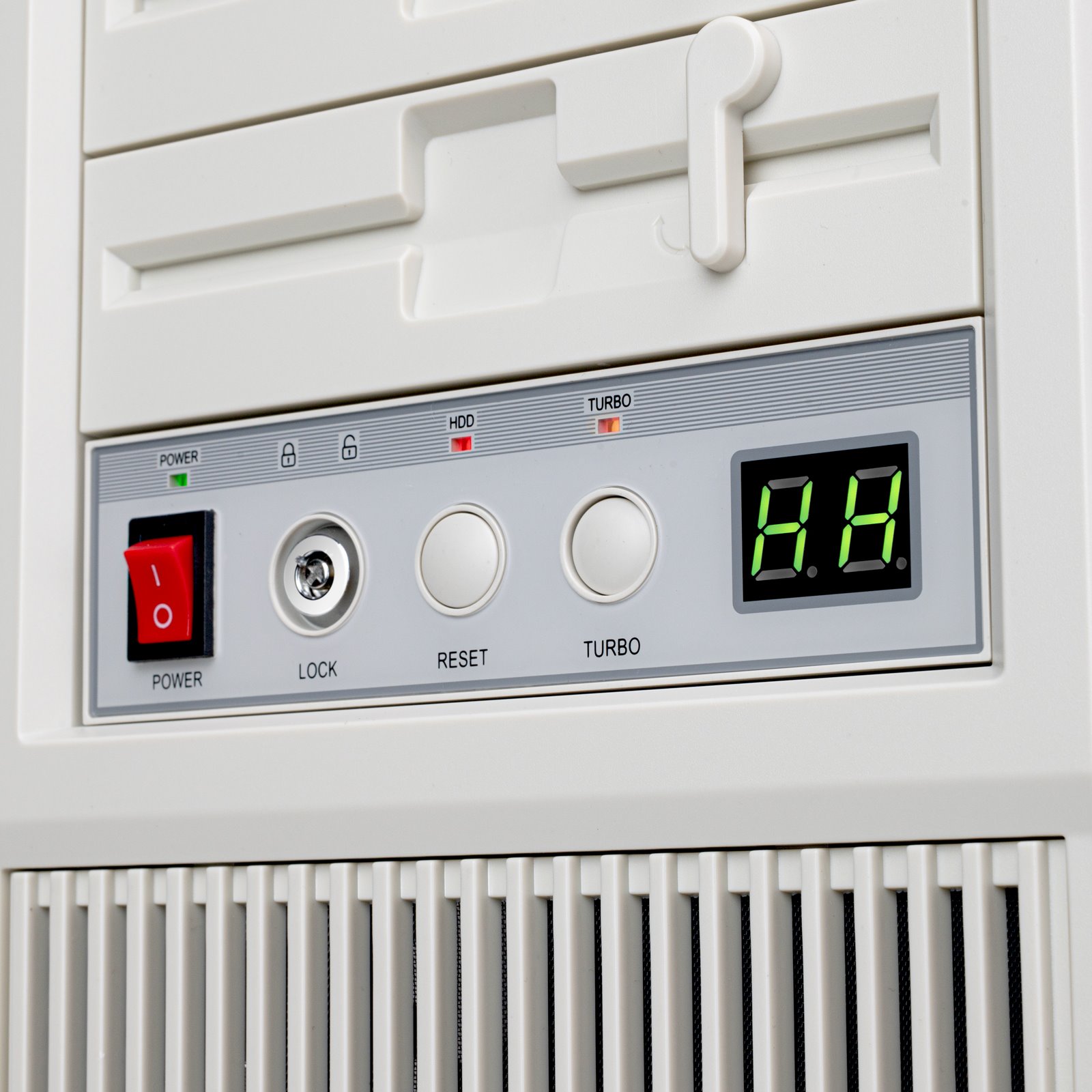 SilverStone Retro FLP01 bílá, HTPC/Desktop, ATX