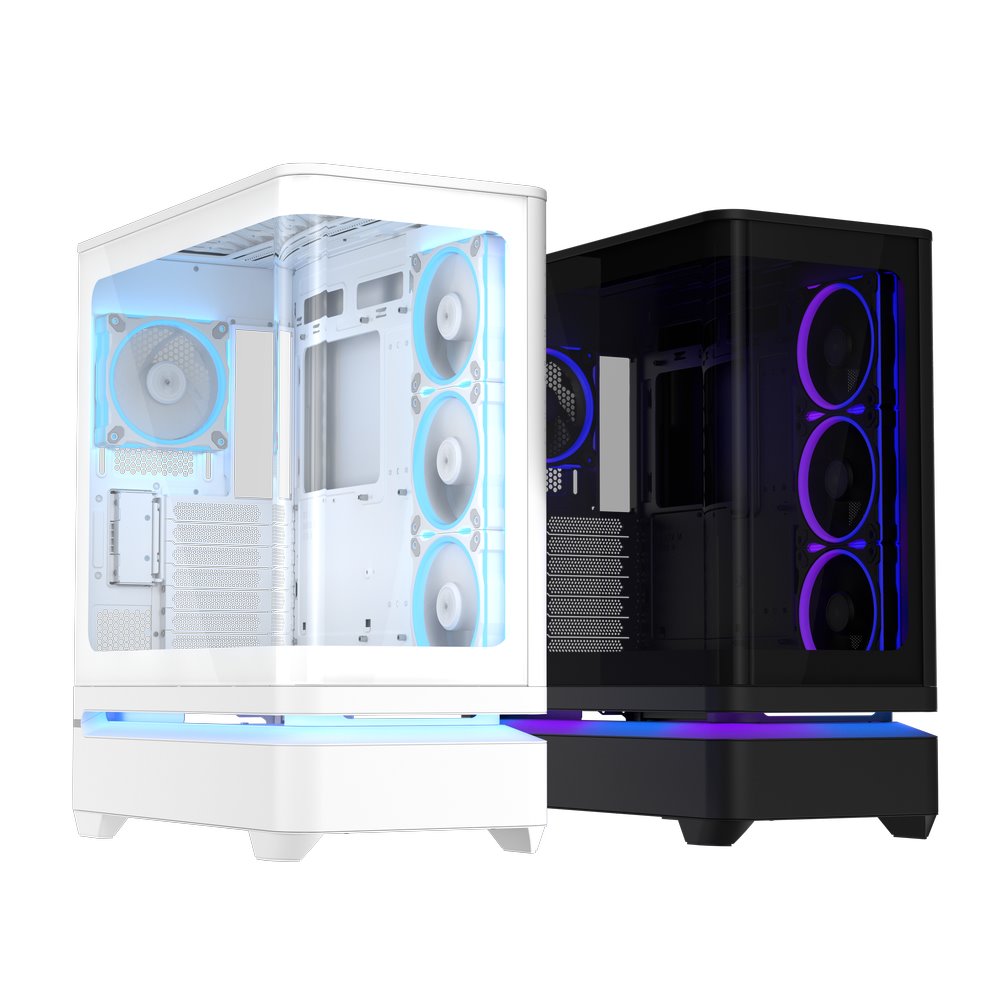 Skříň ASUS Prime AP304 TG ARGB, White