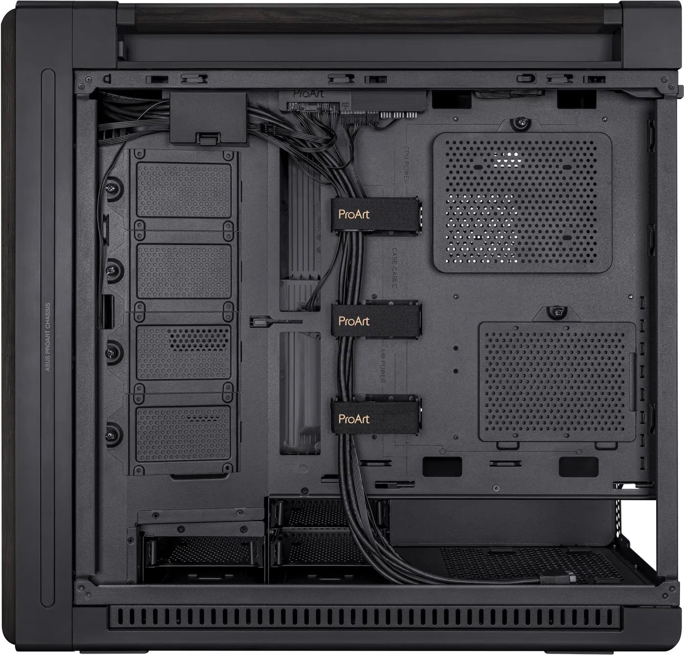 Skříň ASUS ProArt PA602 Wood Metal PWM Black