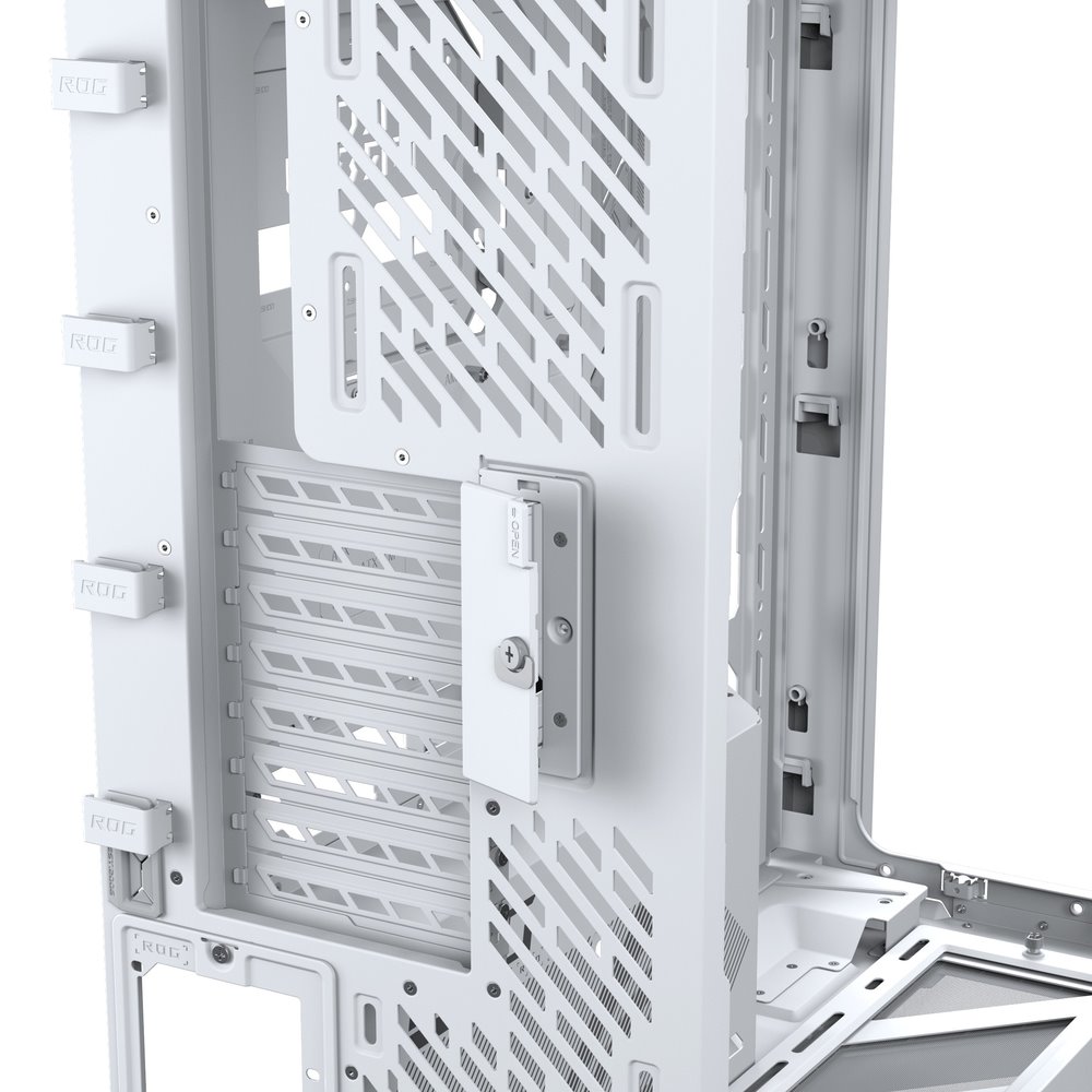 Skříň ASUS ROG Cronox ARGB White Edition, TG Curve