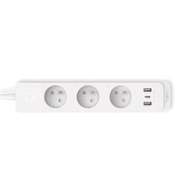 Smart Wi-Fi Power Strip, 3-Outlets, Homekit,German type plug! SPEC: 2.4 GHz Wi-Fi required, 100-240V, 50/60Hz, 10A max,