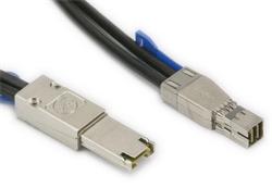 SUPERMICRO 1m external miniSAS HD to External IPASS 28AWG,HF,RoHS/REACH,PBF