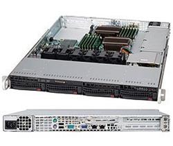 SUPERMICRO 1U chassis 4x 3,5" HS SAS3/SATA, 600W (80PLUS Platinum), WIO