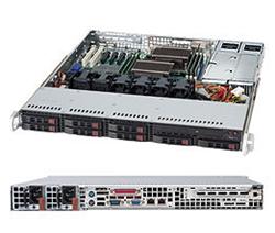 SUPERMICRO 1U chassis 8x 2,5" HS SAS/SATA, 2x500W (Platinum)
