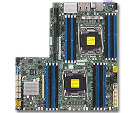SUPERMICRO 1U TWIN server2x (2x LGA3647, iC621, 16x DDR4 ECC R, 4x 2,5" SATA3, SIOM LAN, IPMI), 2x 1000W(tit.)