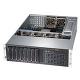 SUPERMICRO 3U chassis 8x 3,5" HS SAS/SATA, 2x 5,25", slimDVD, 2x800W (80+titanium)