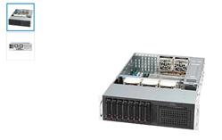 SUPERMICRO 3U chassis 8x 3,5" HS SAS/SATA, 2x 5,25", slimDVD, 2x920W (80+titanium)