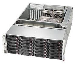 SUPERMICRO 4U chassis 24x 3,5" HS SAS/SATA (6x SFF 8087)+2x2,5" volitelný ,2x920W (80PLUS Platinum)