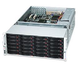 SUPERMICRO 4U chassis 36x 3,5" HS SAS3 (24x Front + 12x Rear), 2x1200W(tit.)
