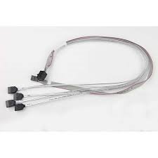 SUPERMICRO Cross-over Mini SAS HD (SFF-8643) to 4 SATA w/SB, S. 55cm. 30AWG