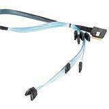 SUPERMICRO int. SlimlineSAS x8 SFF-8654 left angle to 8x SATA ,INT, 4x50,2x60,2x70cm